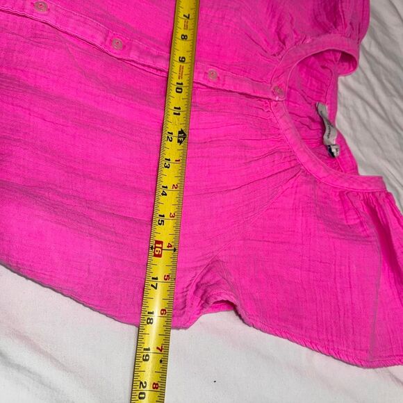 Vineyard Vines Seastitch Double Gauze Flutter Sleeve Dress Small - Picture 6 of 8